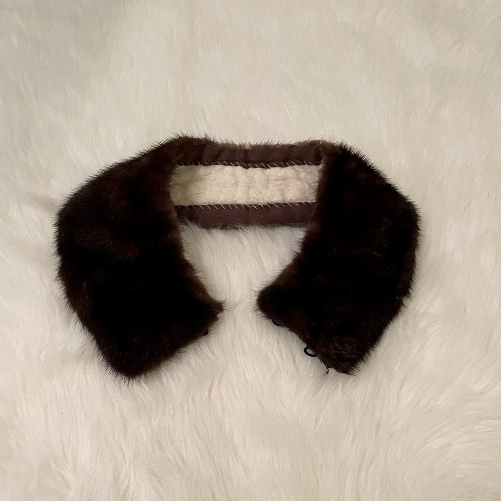 Vintage Authentic Mink Collar Neck Wrap